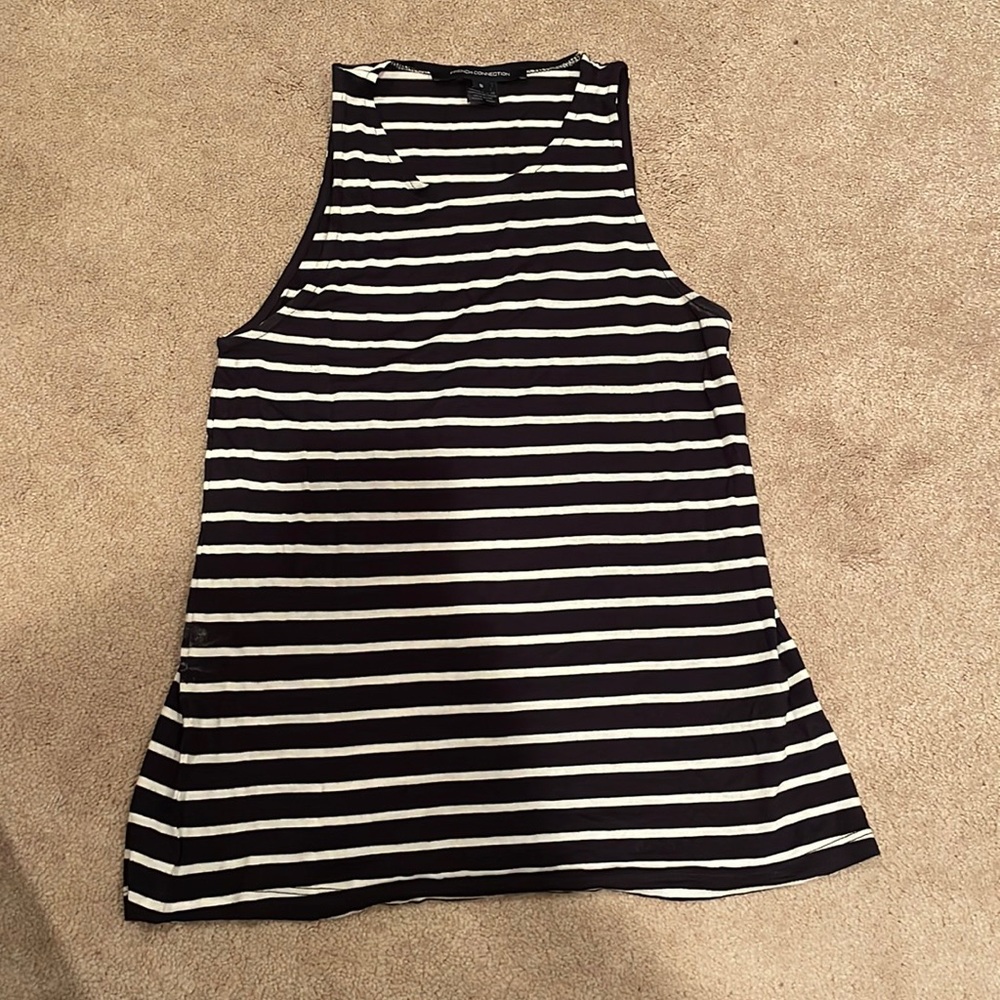 French connection sleeveless blouse